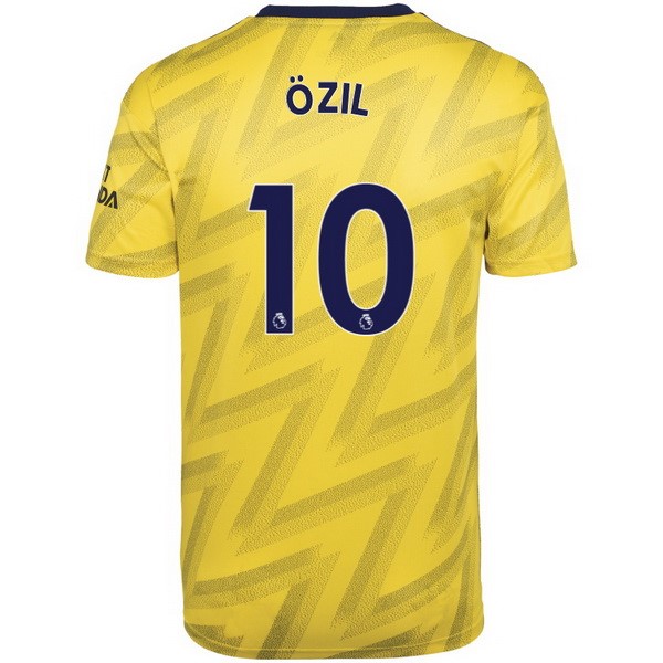 Camiseta Arsenal NO.10 Ozil 2ª 2019-2020 Amarillo